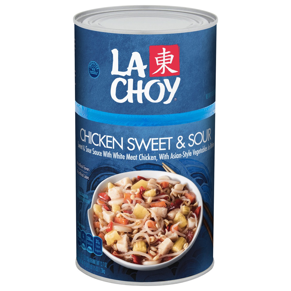slide 1 of 2, La Choy Chicken Sweet & Sour 43.5 oz, 43.50 oz