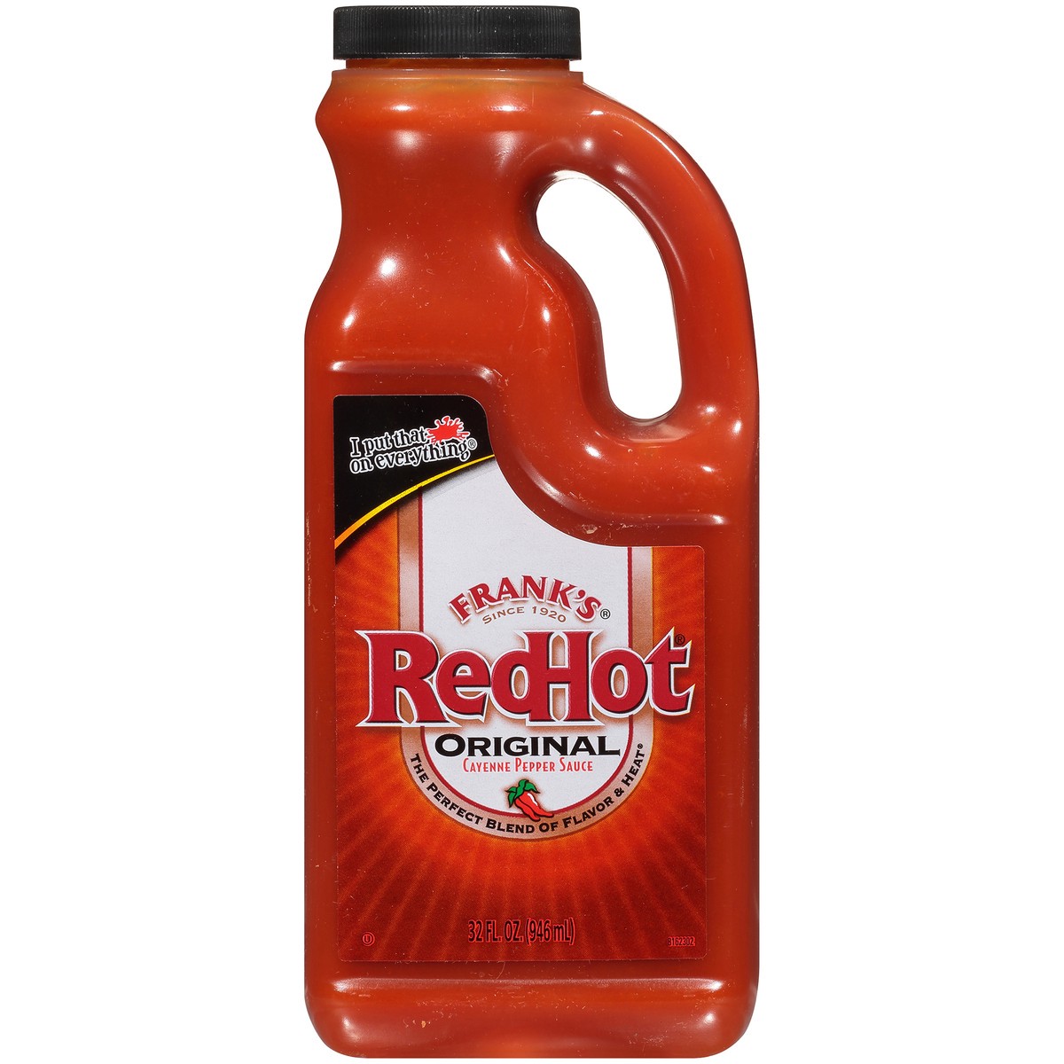 slide 6 of 9, Frank's RedHot Original Cayenne Pepper Hot Sauce, 32 fl oz
