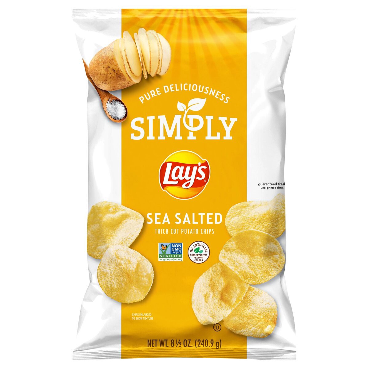 slide 1 of 3, Lay's Potato Chips, 8.5 oz