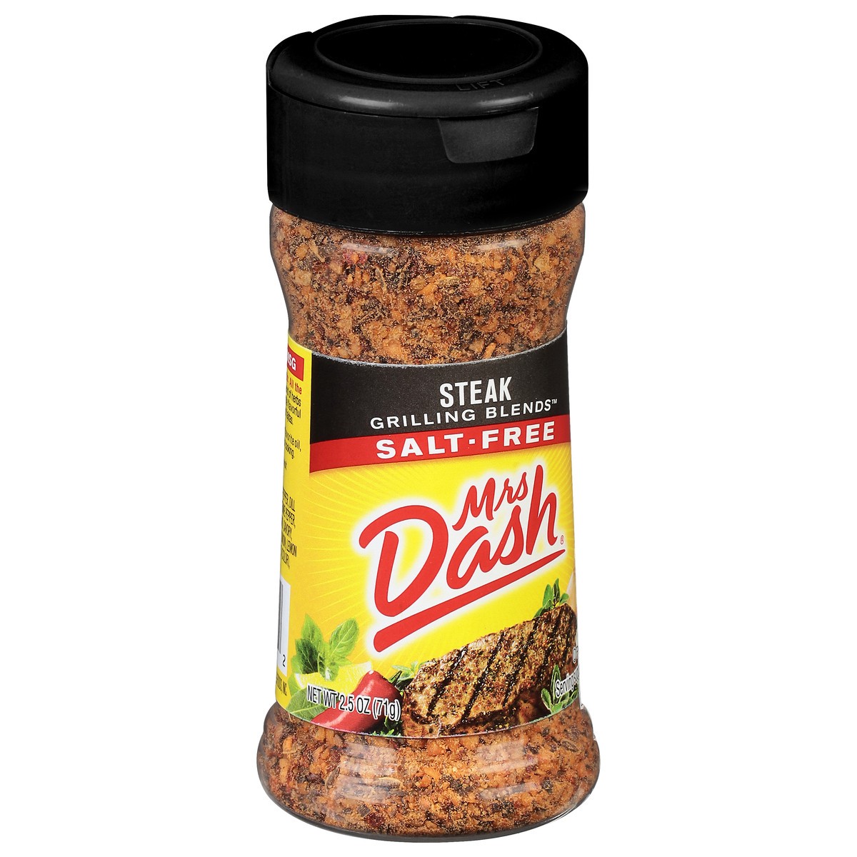 slide 2 of 8, Mrs. Dash Salt-Free Steak Grilling Blends 2.5 oz, 2.5 oz