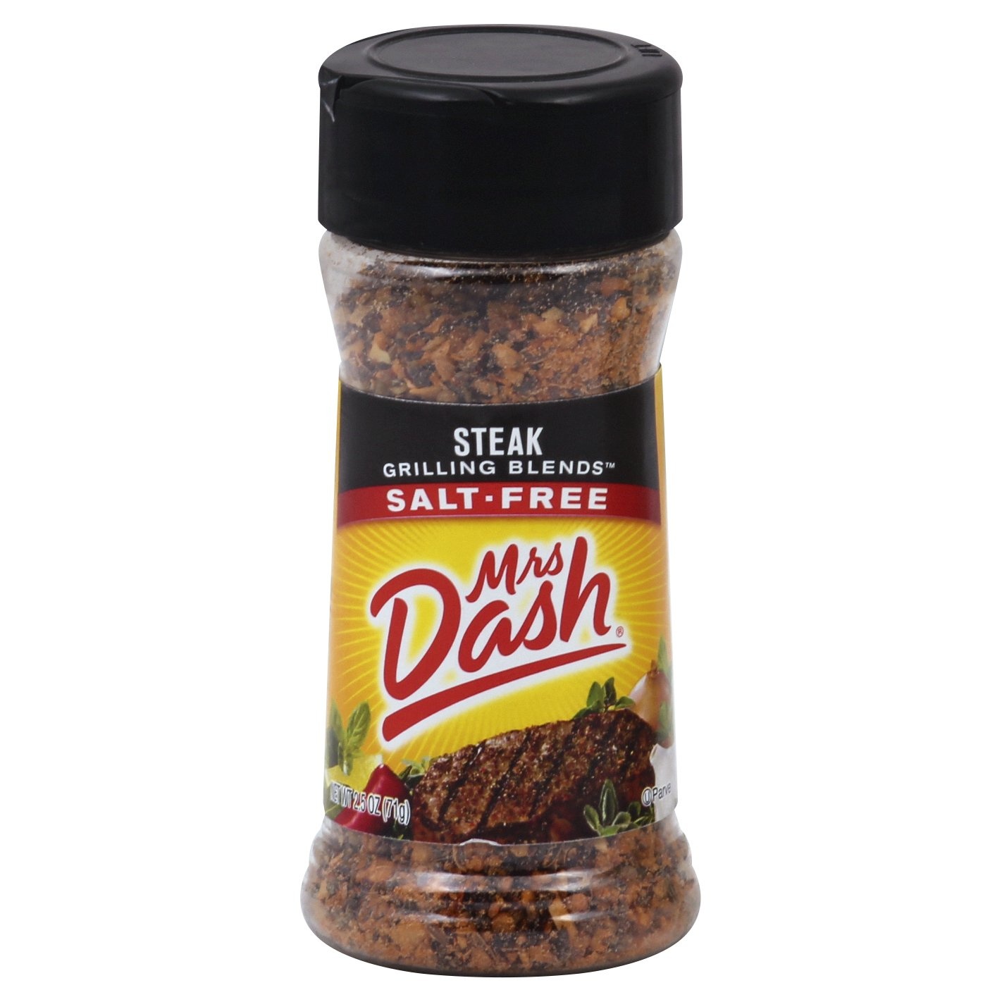slide 1 of 1, Mrs. Dash Steak Salt-Free Grilling Blends Shaker, 2.5 oz