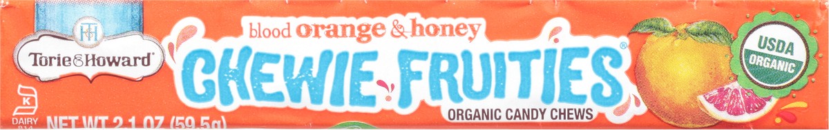 slide 3 of 14, Torie & Howard Chewie Fruities Organic Blood Orange & Honey Candy Chews 2.1 oz, 2.1 oz