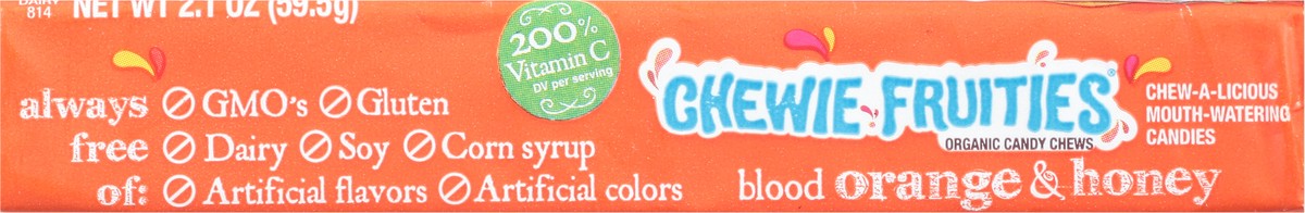 slide 10 of 14, Torie & Howard Chewie Fruities Organic Blood Orange & Honey Candy Chews 2.1 oz, 2.1 oz