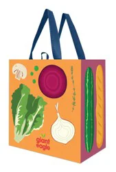 Giant Eagle Vegetable Print Bag