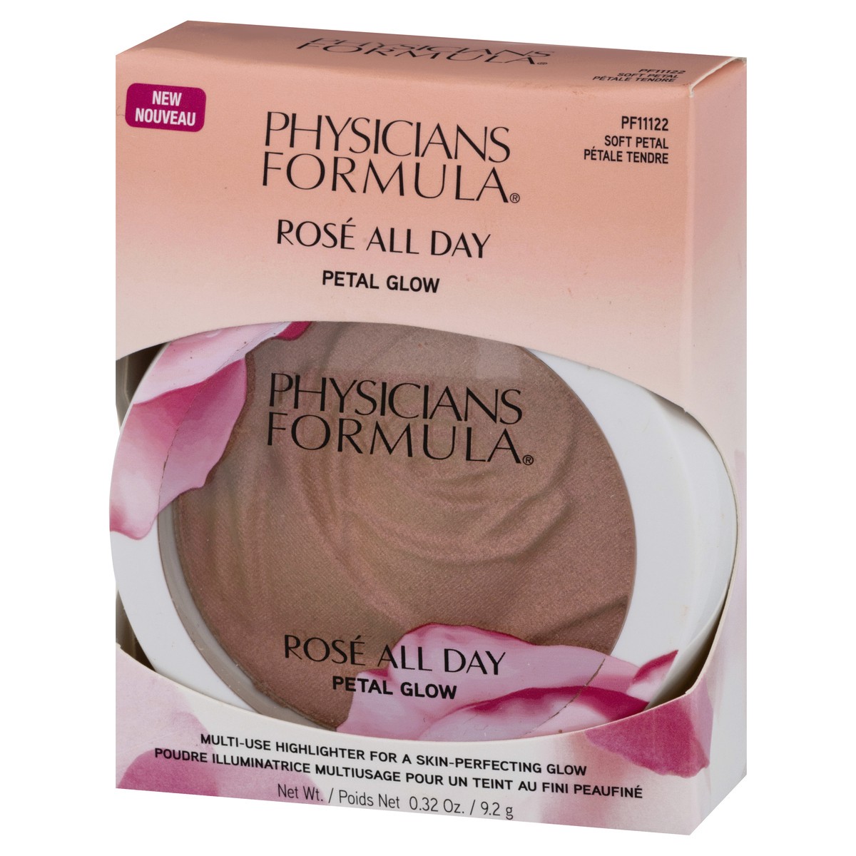 slide 9 of 12, Physicians Formula Rose All Day Petal Glow Soft Petal, 0.32 oz