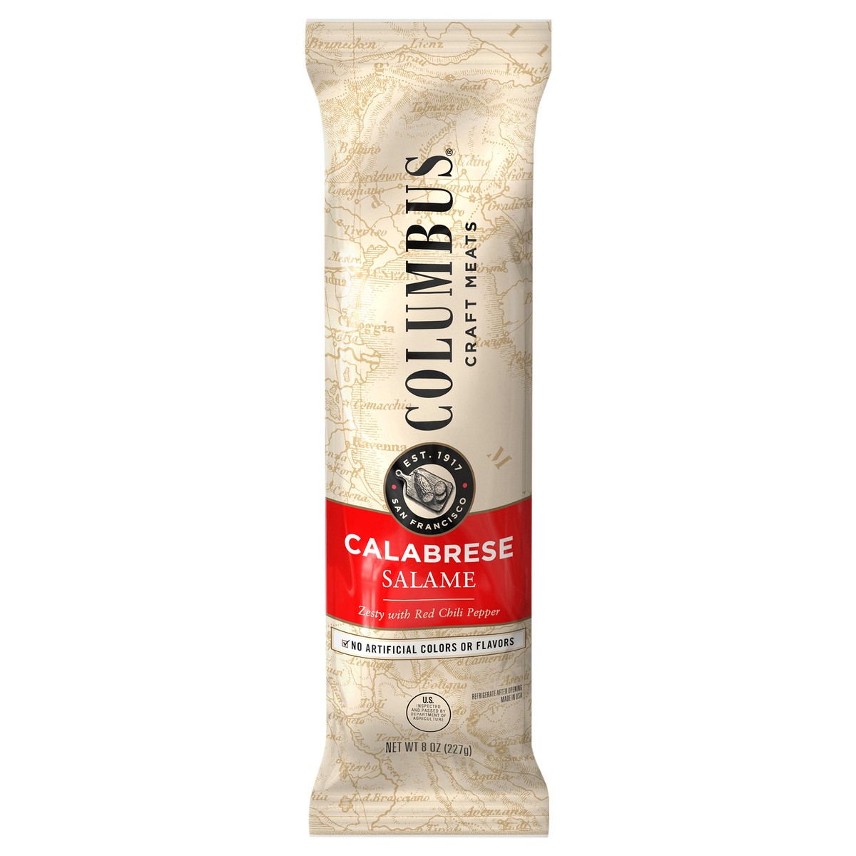 slide 1 of 13, COLUMBUS Calabrese Salame Stick, 8 oz