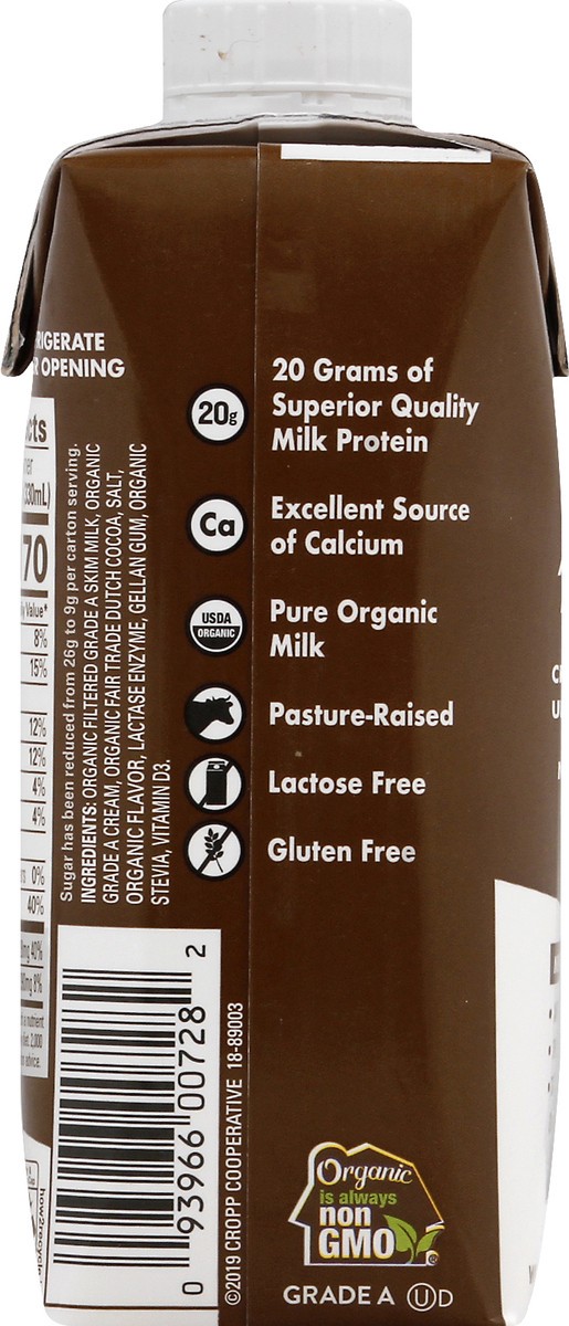 slide 10 of 10, Organic Valley Organic Fuel Chocolate Protein, 11 fl oz