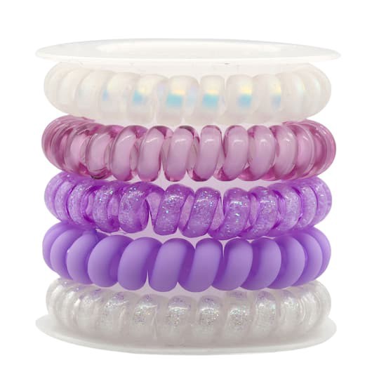 slide 1 of 3, Unicorn Coil Bracelets By Creatology, 2.2 in