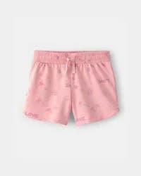 Carter's Girls Star French Terry Shorts - Pink - Size 10