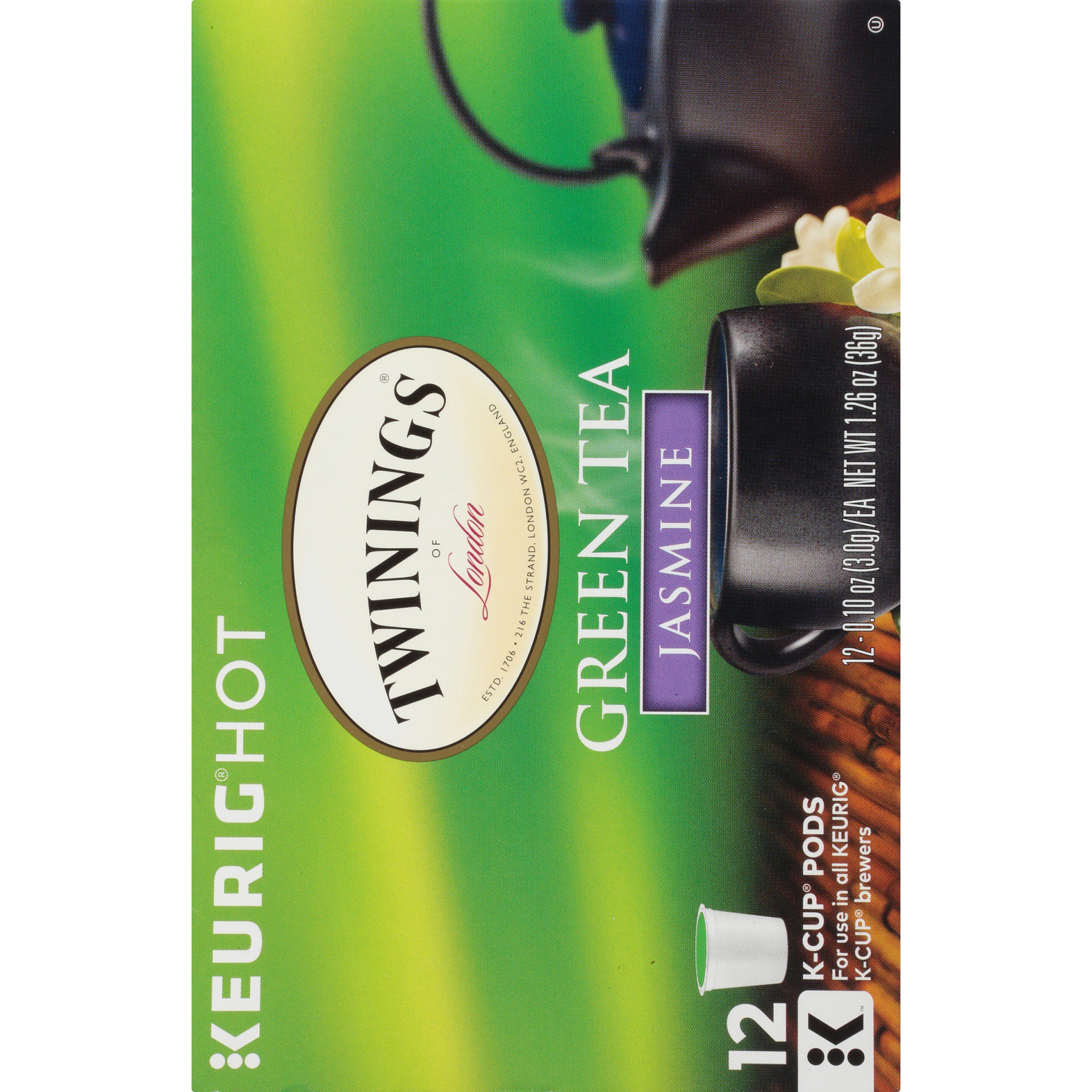 slide 4 of 7, Twinings Jasmine Green Tea - 12 ct, 12 ct