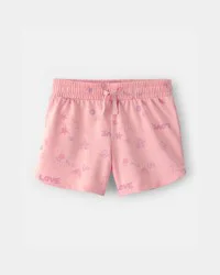 Carter's Girls Star French Terry Shorts - Pink 4