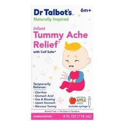 Dr. Talbot's Infant 6m+ Natural Apple Juice Tummy Ache Relief 4 fl oz
