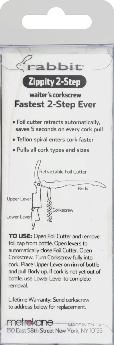 slide 5 of 5, Rabbit Corkscrew 1 ea, 1 ct