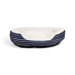 EveryYay Essentials Step-In Dog Bed, 36" L X 30" W X 7" H, Large, Navy