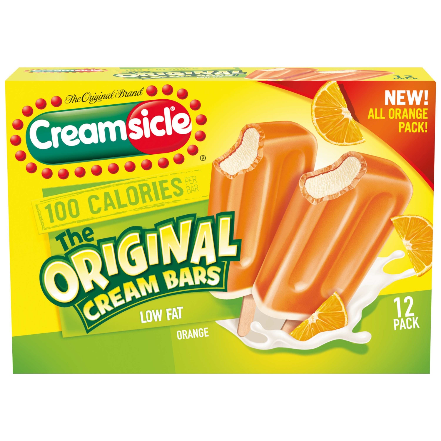 slide 1 of 3, Creamsicle Orange Cream Bars, 12 ct