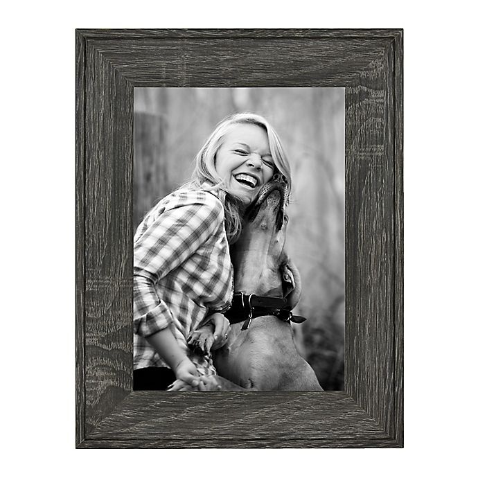 slide 3 of 7, 7-Piece Wall Solutions Picture Frame Set - Charcoal, 1 ct