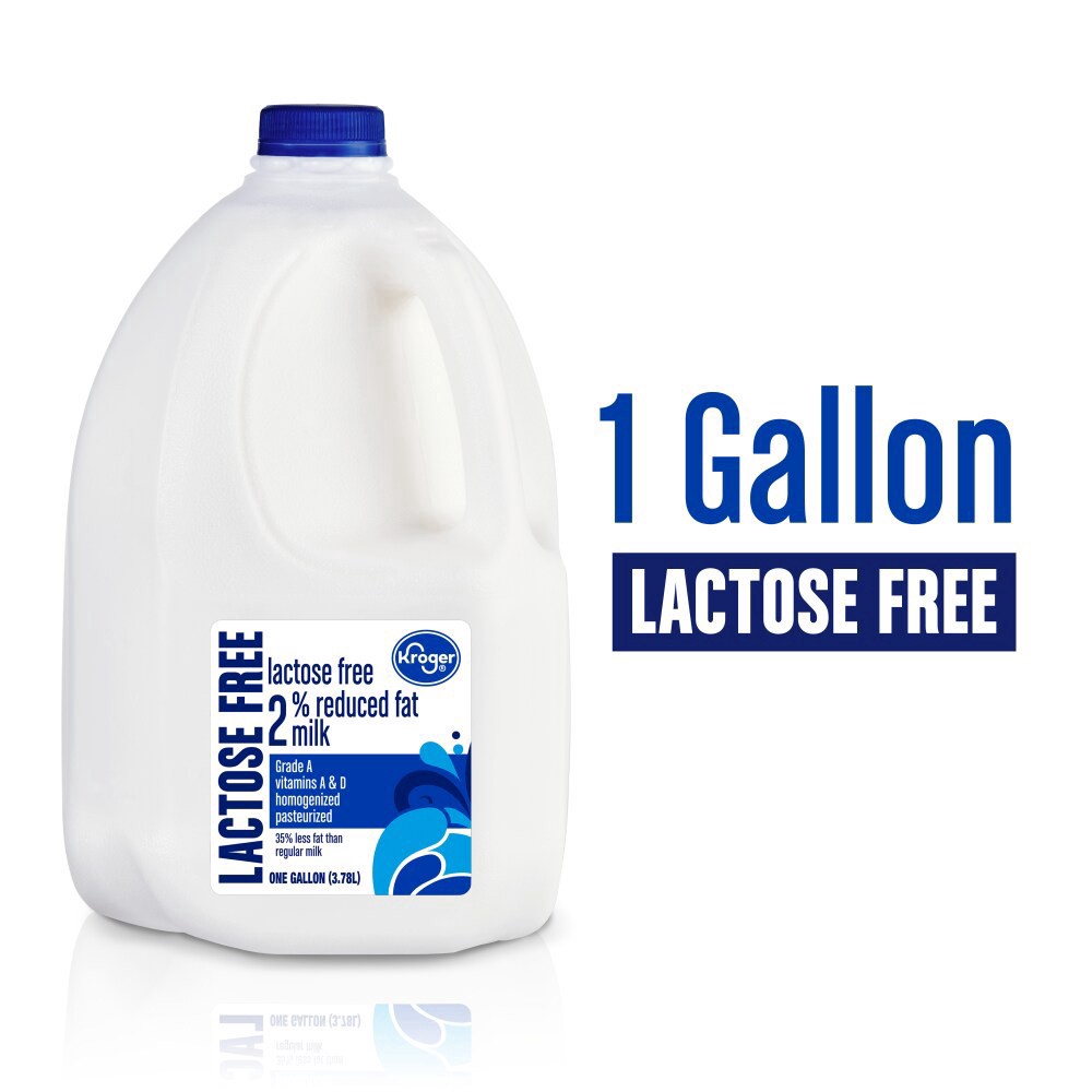 slide 1 of 4, Kroger Lactose Free 2% Reduced Fat Milk - 1 gal, 1 gal