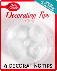 Betty Crocker Decorating Tips 4 ea