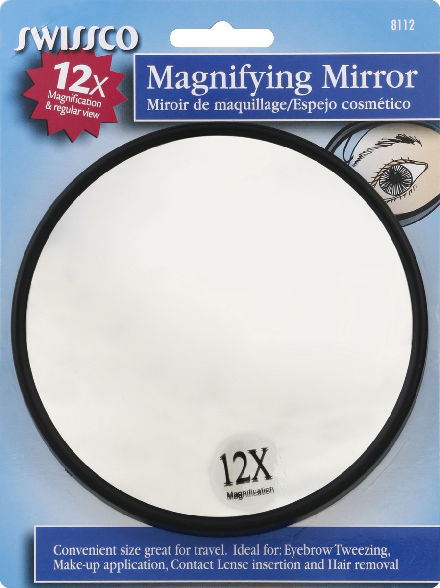 slide 3 of 3, Swissco Mirror, Magnifying, 12 ct