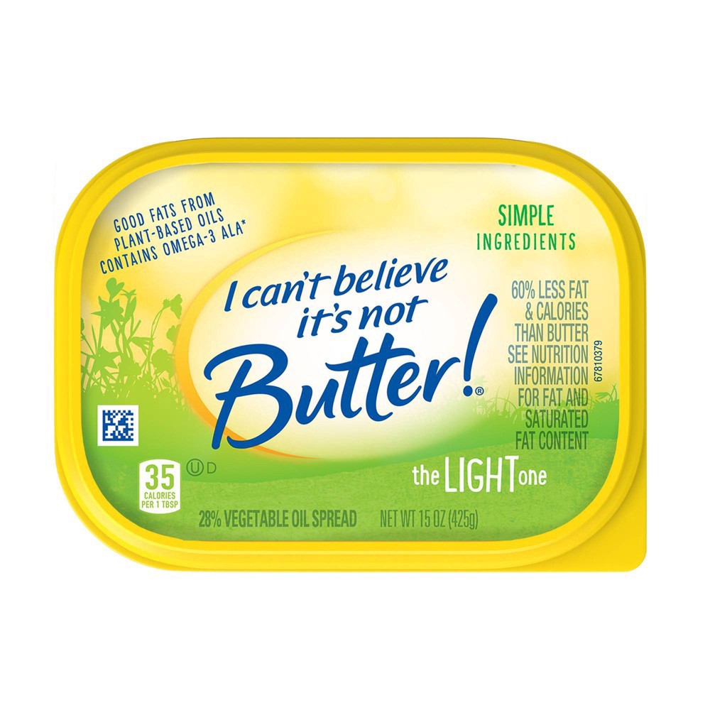 slide 58 of 67, I Can't Believe It's Not Butter! I Can’t Believe It’s Not Butter!® light spread, 15 oz