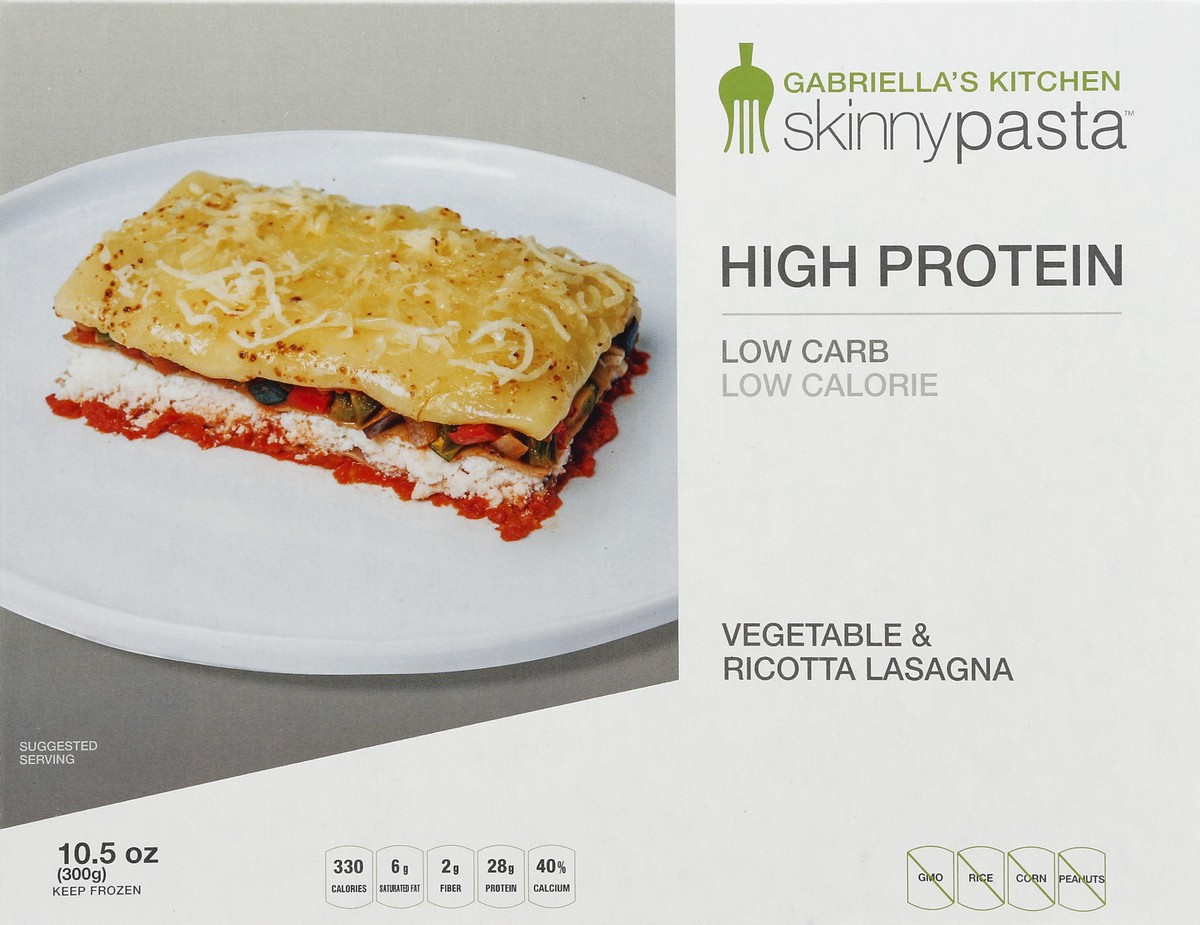 slide 4 of 4, Gabriella's Kitchen Vegetable & Ricotta Lasagna, 10.5 oz
