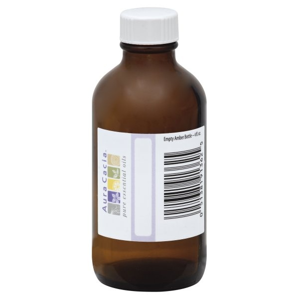 slide 1 of 1, Aura Cacia Bottle Amber Empty, 4 oz