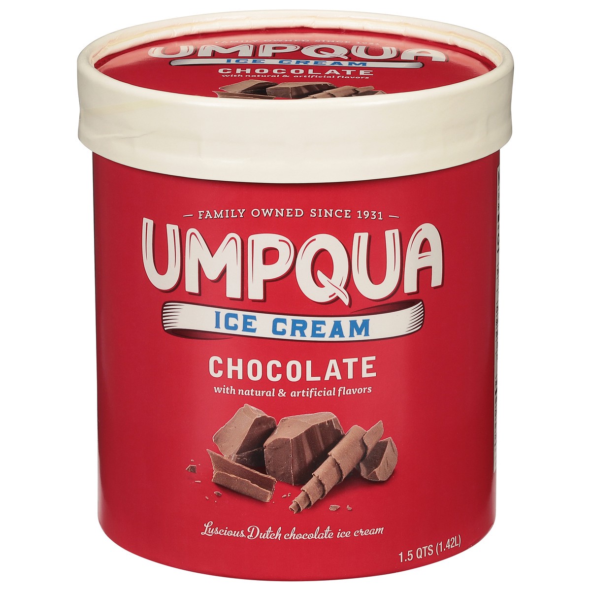 slide 1 of 9, Umpqua Chocolate Ice Cream 1.5 qt, 1.5 qt