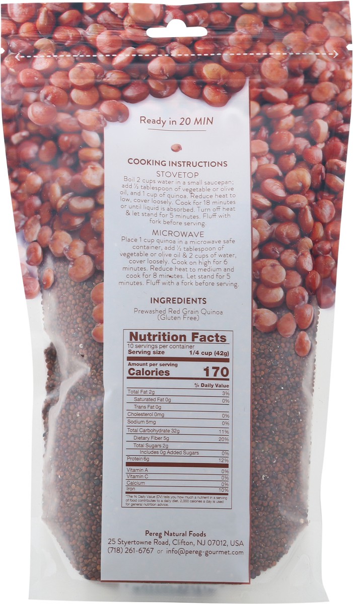 slide 8 of 14, Pereg Superfood Red Quinoa 16 oz, 16 oz