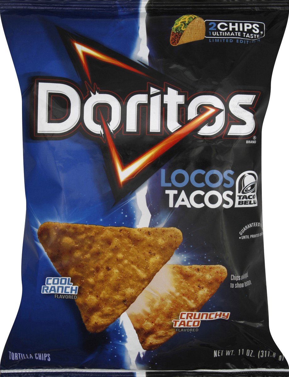 slide 5 of 6, Doritos Locos Taco Cool Ranch & Taco Supreme, 11 oz