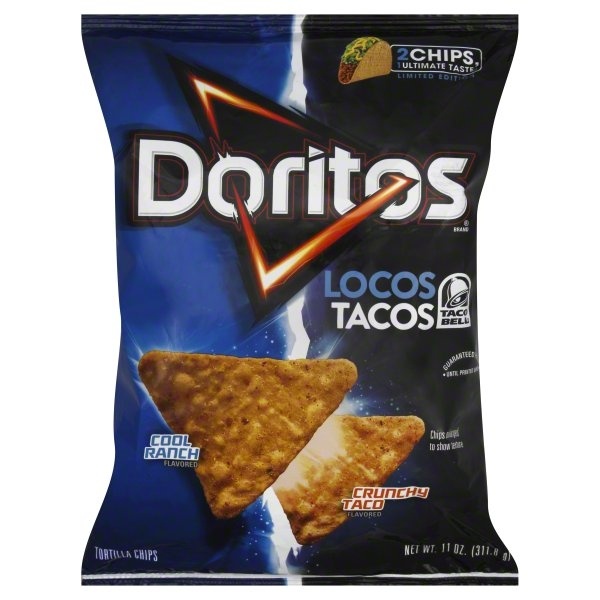 slide 1 of 6, Doritos Locos Taco Cool Ranch & Taco Supreme, 11 oz