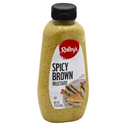 Raley's Spicy Brown Mustard 12 oz