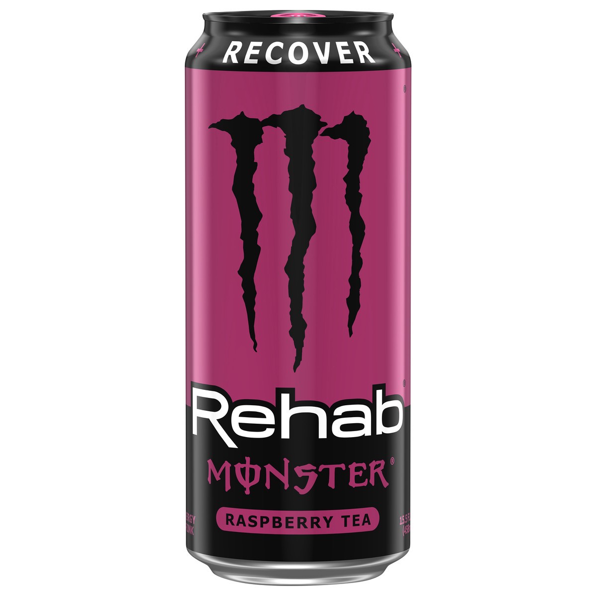 slide 1 of 6, Monster Energy Rehab, Raspberry Tea + Energy, 16 fl oz