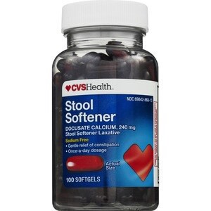 slide 1 of 1, CVS Health Stool Softener Softgels, 100 Ct, 1 ct