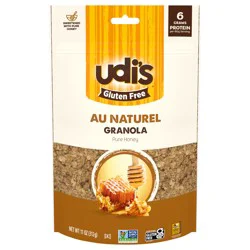 Udi's Gluten Free Au Naturel Granola Sweetened With Pure Honey, 11 oz.