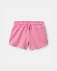 Carters Girls French Terry Shorts - Pink Pink 5