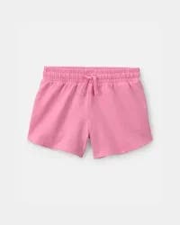 Carters Girls French Terry Shorts - Pink Pink 5