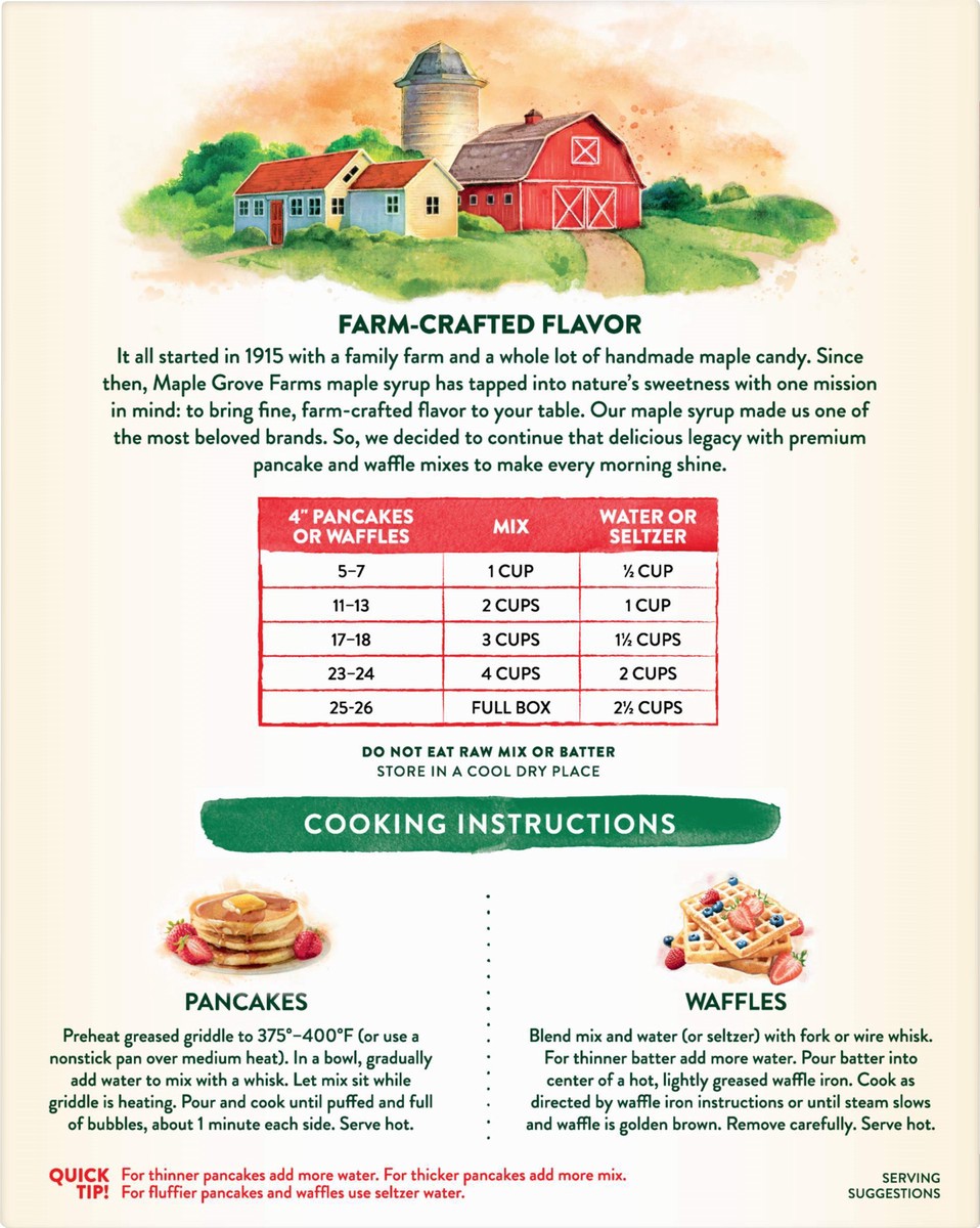 slide 10 of 14, Maple Grove Farms Complete Pancake & Waffle Mix 24 oz, 24 oz