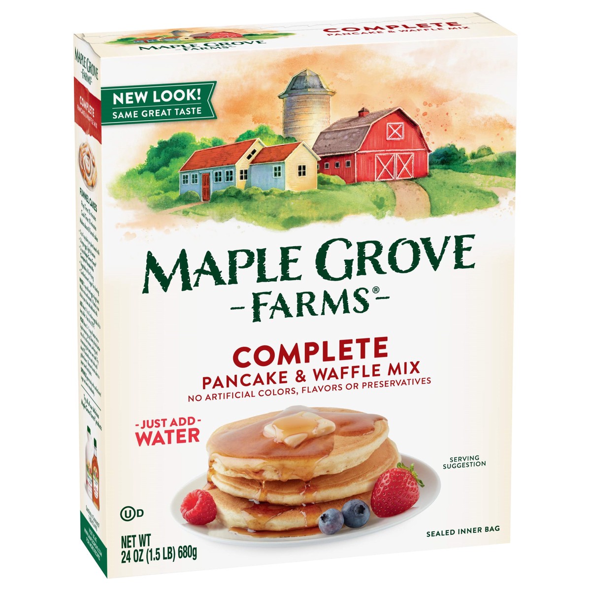 slide 9 of 14, Maple Grove Farms Complete Pancake & Waffle Mix 24 oz, 24 oz