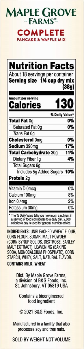 slide 11 of 14, Maple Grove Farms Complete Pancake & Waffle Mix 24 oz, 24 oz