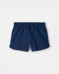 Carters Girls French Terry Shorts - Blue Navy 4
