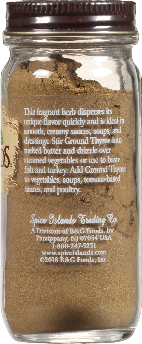 slide 2 of 9, Spice Islands Ground Thyme, 1.4 oz