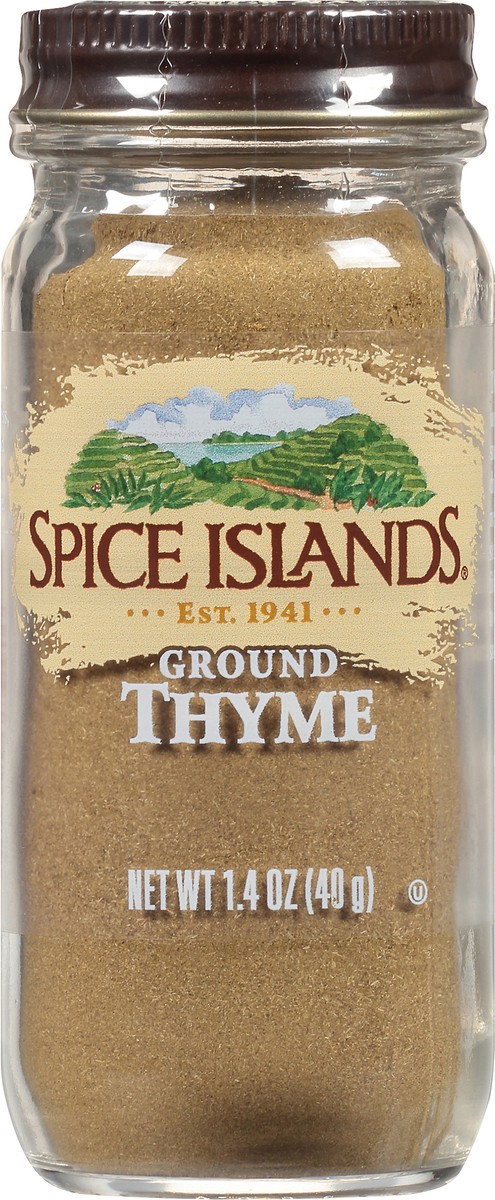 slide 8 of 9, Spice Islands Ground Thyme, 1.4 oz