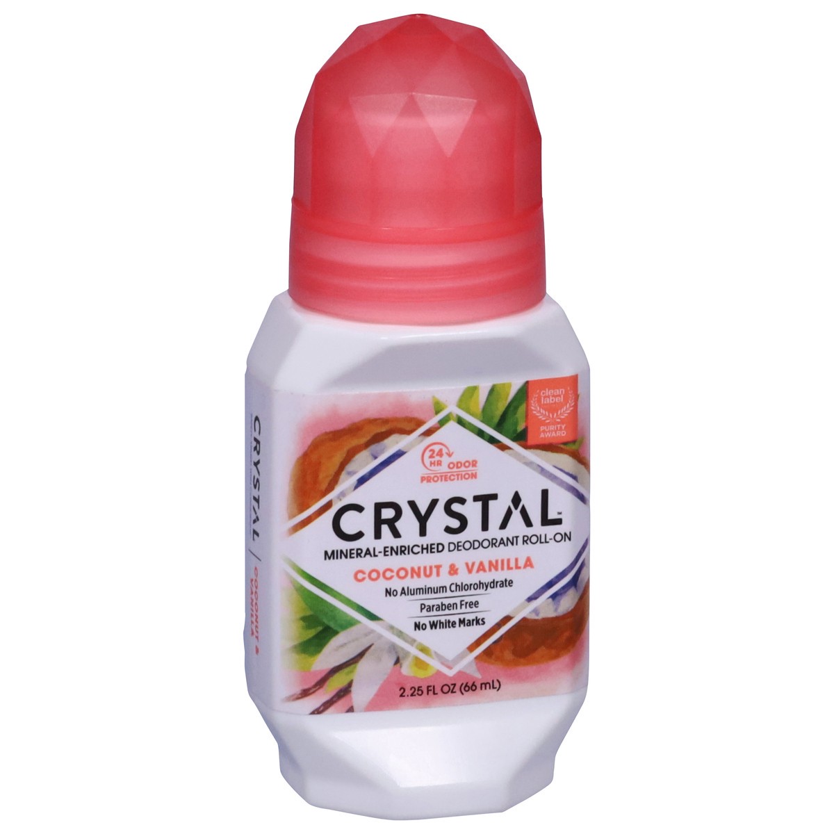 slide 9 of 9, Crystal Roll On Coconut & Vanilla Deodorant 2.25 fl oz, 2.25 fl oz
