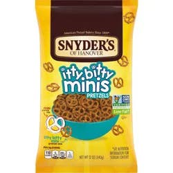 Snyder's of Hanover Itty Bitty Minis Pretzels