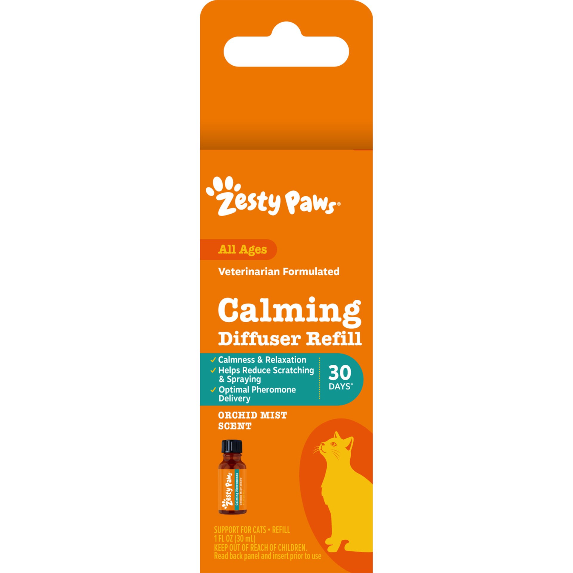 slide 1 of 1, Zesty Paws Cat Calming Diffuser, 1 fl. oz., Pack of 1, 1 ct; 1 fl oz