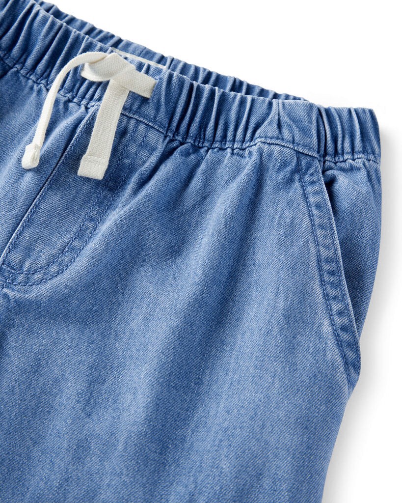 slide 2 of 5, Littleplanet Kid Organic Cotton Chambray Cargo Pants Blue Ozone Wash 7, 1 ct