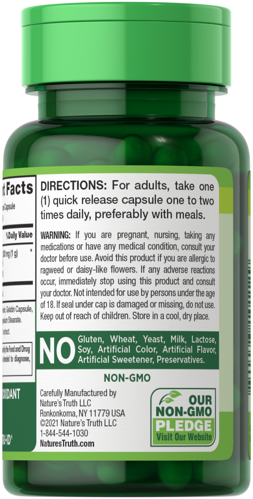 slide 3 of 4, Nature's Truth Natures Truth 1000 Mg Milk Thistle Seed, 100 ct