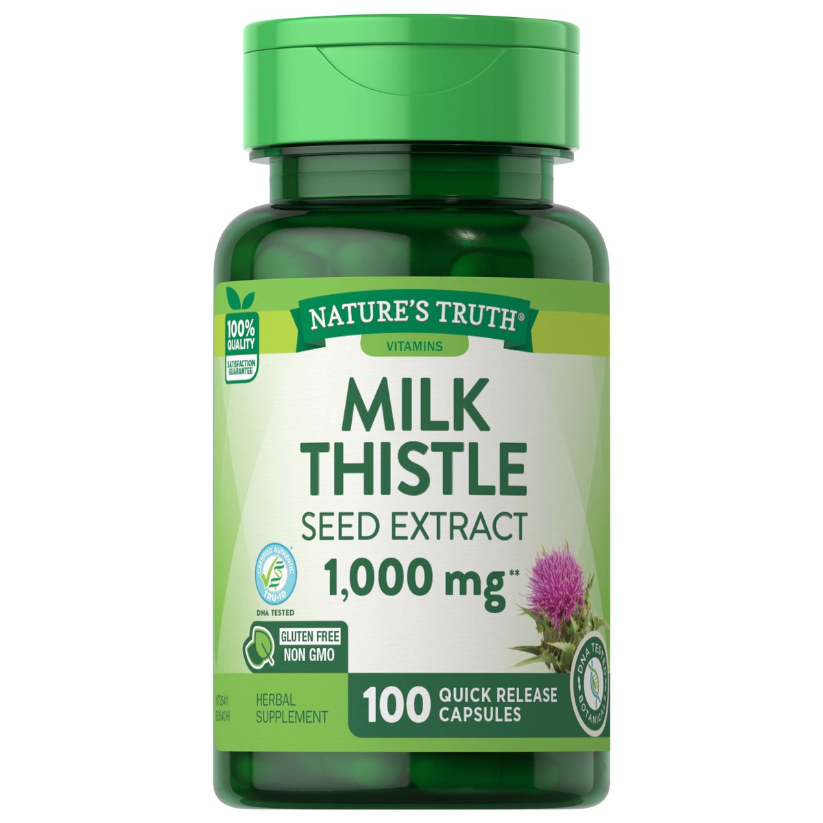 slide 1 of 4, Nature's Truth Natures Truth 1000 Mg Milk Thistle Seed, 100 ct