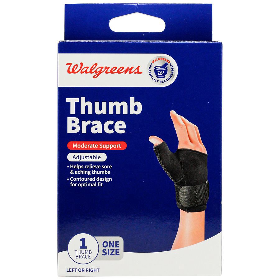 slide 1 of 4, Walgreens Thumb Brace, 1 ct