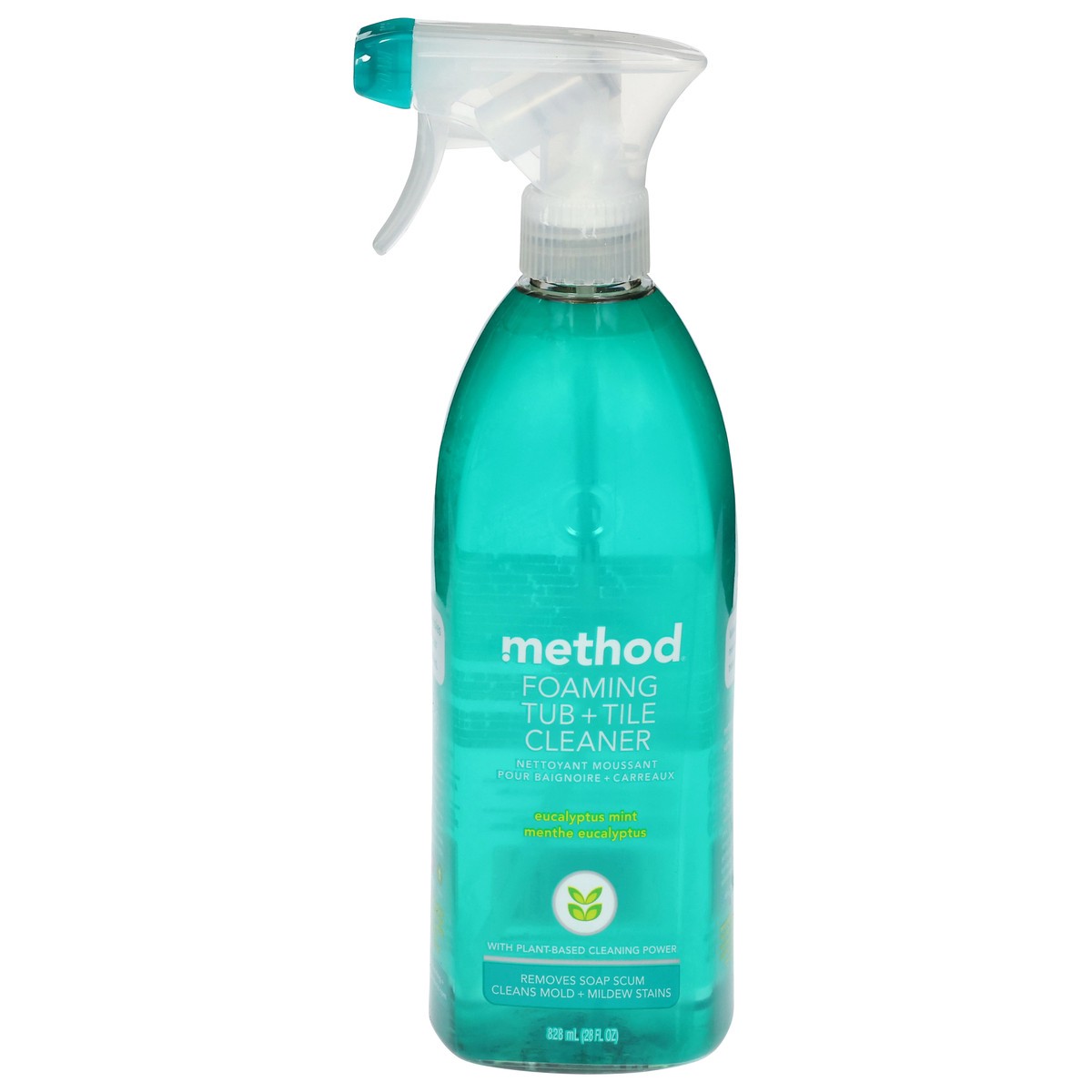 slide 1 of 13, Method Foaming Eucalyptus Mint Tub + Tile Cleaner 28 fl oz, 28 fl oz